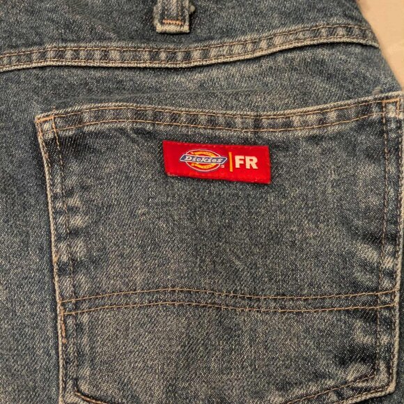 Dickies Jeans Men's Size 36" x 26" Fire Resistant Medium Wash Pullon Denim - Picture 7 of 16